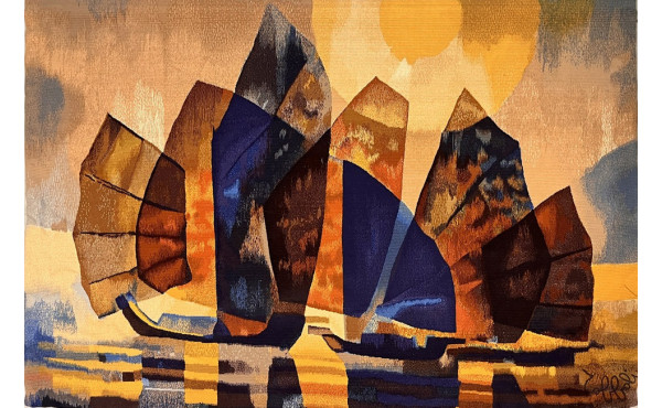 Louis TOFFOLI (1907-1999) - "Les jonques