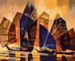 Louis TOFFOLI (1907-1999) - "Les jonques