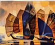 Louis TOFFOLI (1907-1999) - "Les jonques