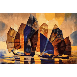 Louis TOFFOLI (1907-1999) - "Les jonques