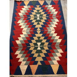 Jordanie - Tapis en laine points noués 