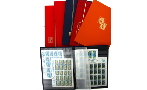 LIECHSTENSTEIN - Lot de 6 albums de bloc