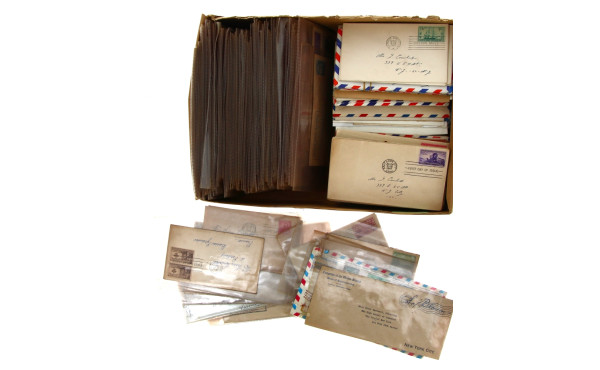 A TRIER - USA - Vrac de timbres sur lett