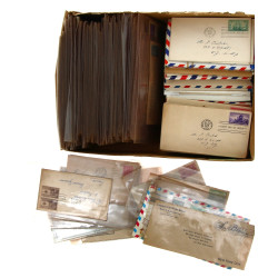 A TRIER - USA - Vrac de timbres sur lett