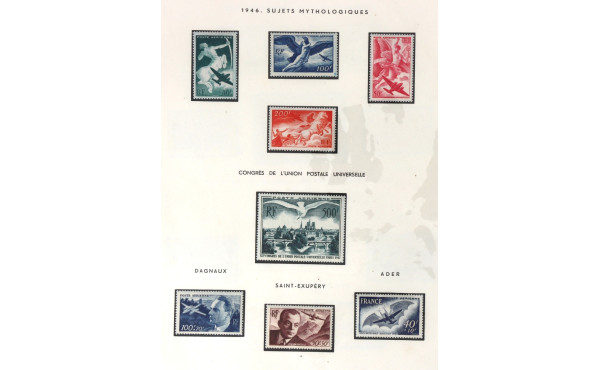 POSTE AERIENNE neufs avec charnières du 