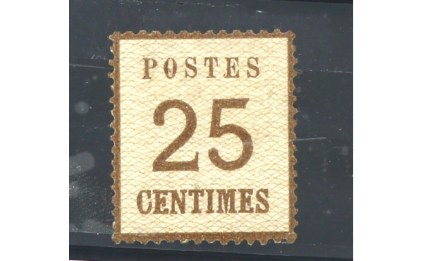 ALSACE LORRAINE - Timbre taxe 7b oblité 