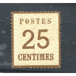 ALSACE LORRAINE - Timbre taxe 7b oblité 