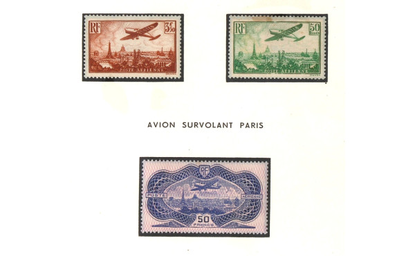 POSTE AERIENNE neufs avec charnières n° 