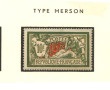 Merson n° 206 à 208 neufs avec charnière