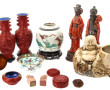 Thème ASIE - Lot comprenant : des objets