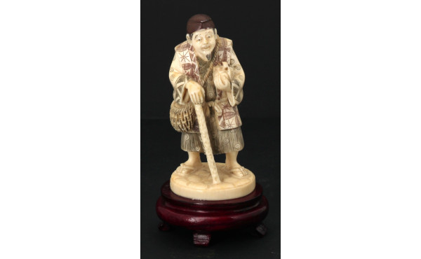 "Vieillard à la pêche de longévité", suj