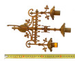 Applique d'église à 3 bras de lumière en