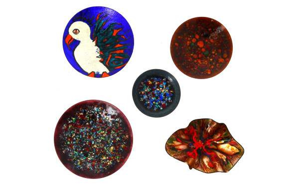 LIMOGES et autres ateliers - Lot de 5 co