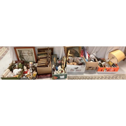 VIDE RESERVE - Lot de bibelots, encadrem