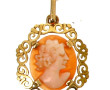 Pendentif en or jaune 18 cts, poinçon tê