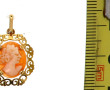 Pendentif en or jaune 18 cts, poinçon tê