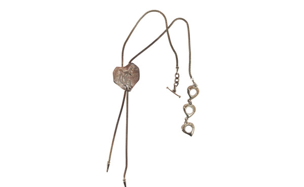 Yves SAINT LAURENT - Collier en métal ar