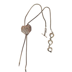 Yves SAINT LAURENT - Collier en métal ar