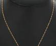 Collier en or jaune 18 cts (750ème) sert