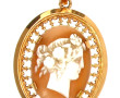 Pendentif en or jaune 18 cts, poinçon tê