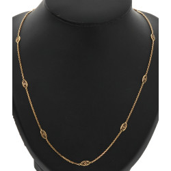 Collier en or jaune 18 cts poinçon tête 
