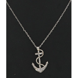 Pendentif en forme d'ancre de marine en 