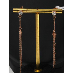 CHRISTIAN LACROIX - Paire de BO pendante