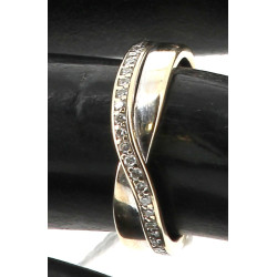 Alliance en or 18 cts, poinçon tête d'ai