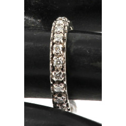 Alliance tour complet en or 18 cts serti