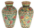 CERAFLOR, Monaco - Paire de vases en cér