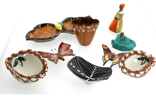 Lot de petites faïences diverses années 