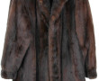 Manteau de vison 7/8, pleine peau, taill