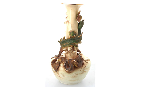 ROYAL DUX (non marqué) - Paire de vases 