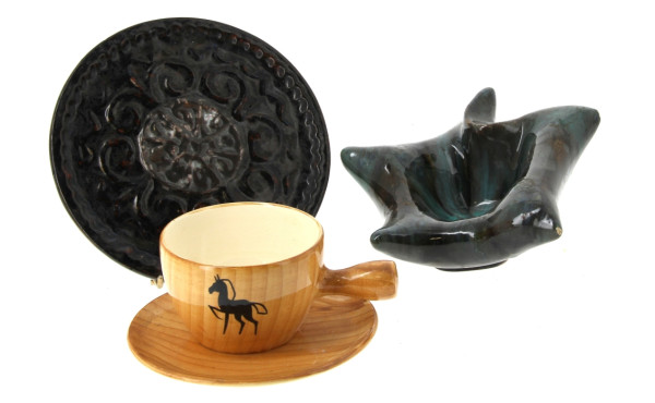 HB Quimper - Dessous de plat rond en faï