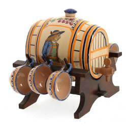 HENRIOT Quimper - Service à liqueur en f