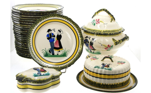 HENRIOT QUIMPER (marque au tampon) - Ser