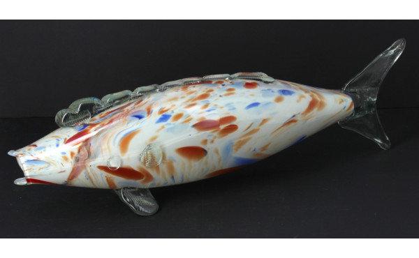 MURANO - Poisson décoratif en verre souf