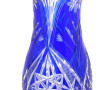 Crisal de BOHEME - Vase en cristal bleu 