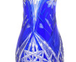 Crisal de BOHEME - Vase en cristal bleu 