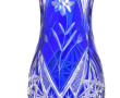 Crisal de BOHEME - Vase en cristal bleu 