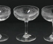 10 coupes à champagne anciennes en crist