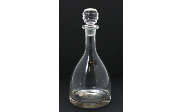 Carafe avec bouchon en verre soufflé bou