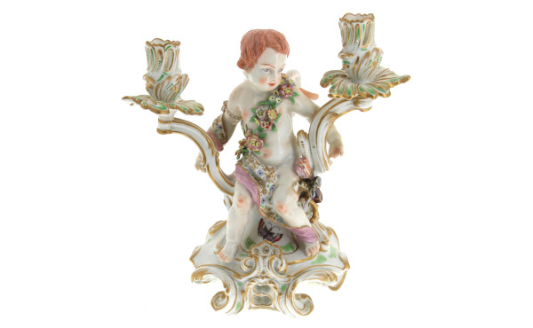 Dans le goût de SAXE - Candélabre à 2 br