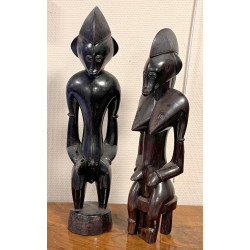 Paire de statuettes d'ancêtres Senoufo p