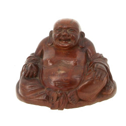 Bouddha en bois sculpté souvenir de Saïg