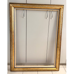 Important cadre moderne à patine noire e