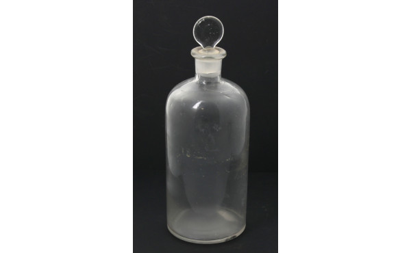 Lampe à pétrole ancienne, base laiton av