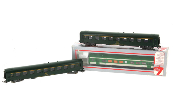 LIMA et JOUEF - 3 voitures voyageurs don