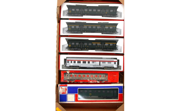 JOUEF Ho - 6 voitures voyageurs différen