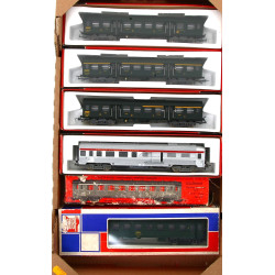 JOUEF Ho - 6 voitures voyageurs différen